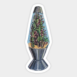 Lava Lamp Terrarium Sticker